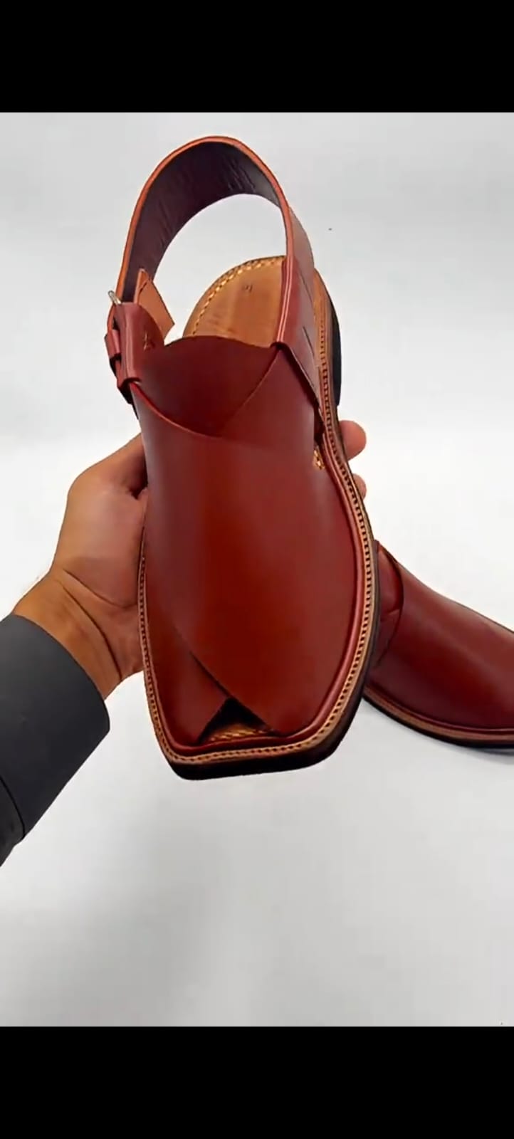 Men's Charsadda Peshawari sandel - Brown